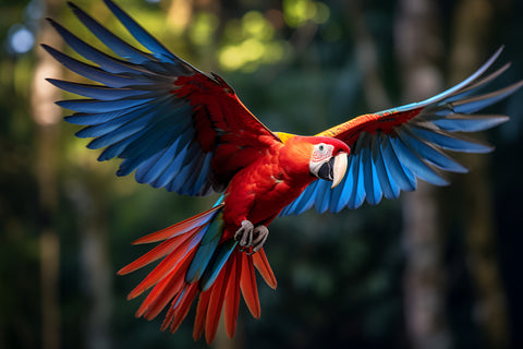 Parrot Wings Display